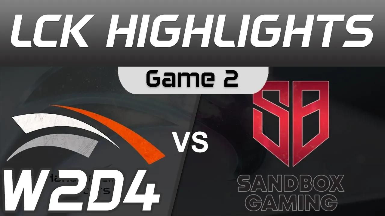 HLE vs SB Highlights Game 2 LCK Spring 2020 W2D4 Hanwha Life Esports vs SANDBOX Gaming LCK Highlight thumbnail