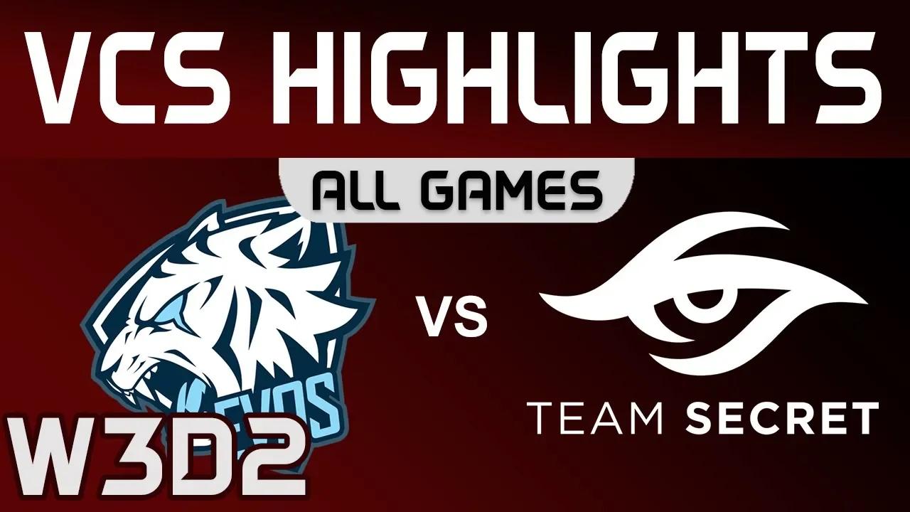 EVS vs TS Highlights ALL Games VCS Mùa Xuân 2020 EVOS Esports vs Team Secret by Onivia thumbnail