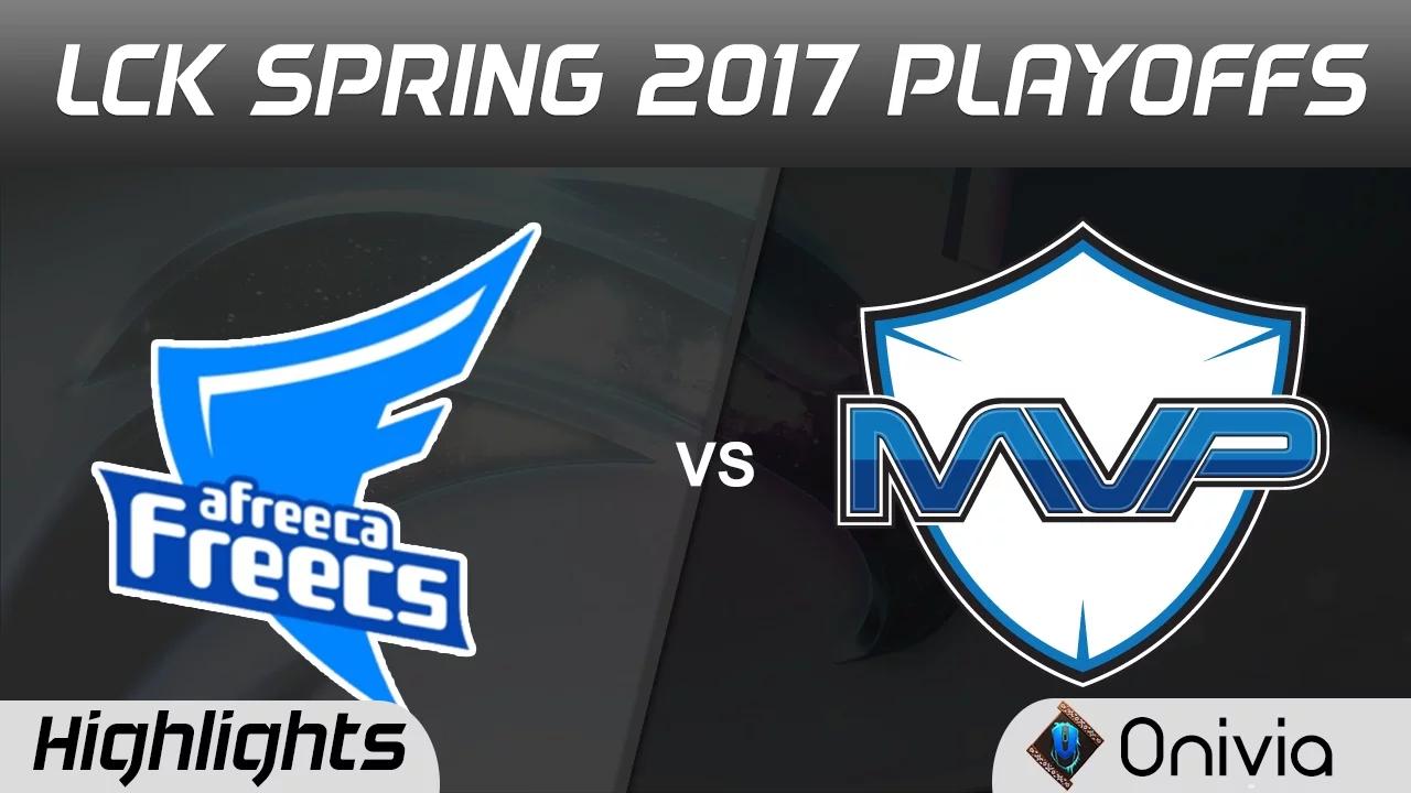 AFS vs MVP Highlights Game 2 LCK Spring Playoffs 2017 Afreeca Freecs vs MVP thumbnail