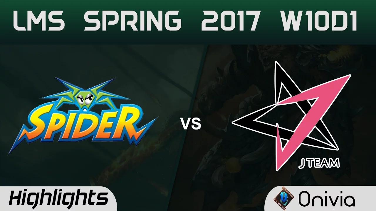 WS vs JT Highlights Game 2 LMS 精華 春季職業聯賽 2017 W10D1 Wayi Spyder vs J Team thumbnail