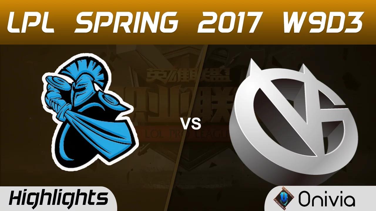 NB vs VG Highlights Game 2 LPL Spring 2017 W9D3 NewBee vs Vici Gaming thumbnail