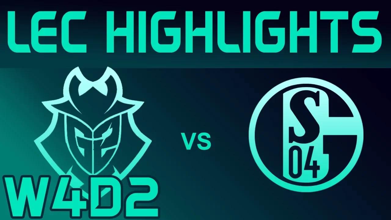 G2 vs S04 Highlights LEC Spring 2020 W4D2 G2 Esports vs FC Schalke 04 LEC Highlights 2020 by Onivia thumbnail