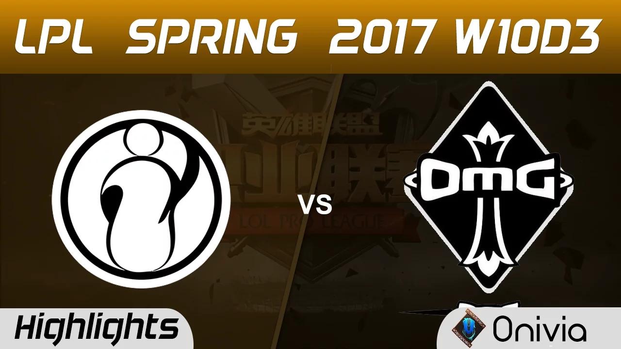 IG vs OMG Highlights Game 1 LPL Spring 2017 W10D3 Invictus Gaming vs OMG thumbnail