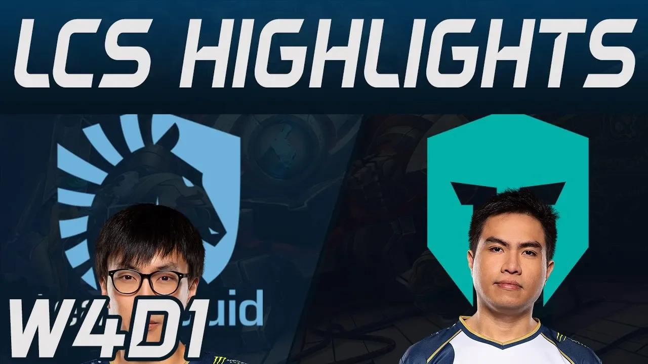 TL vs IMT Highlights LCS Spring 2020 W4D1 Team Liquid vs Immortals LCS Highlights 2020 by Onivia thumbnail