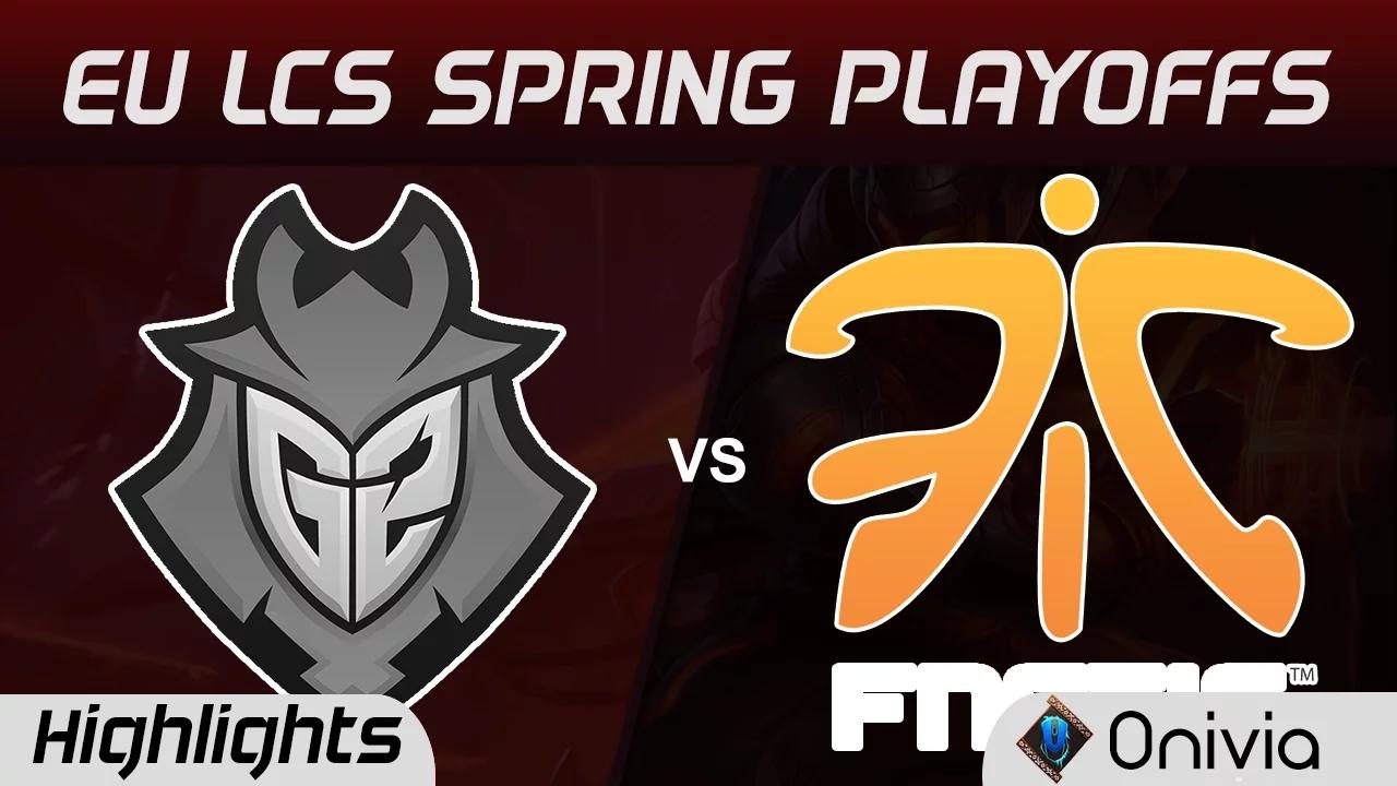 G2 vs FNC Highlights Game 1 LCS Spring Playoffs 2017 G2 Esports vs Fnatic thumbnail