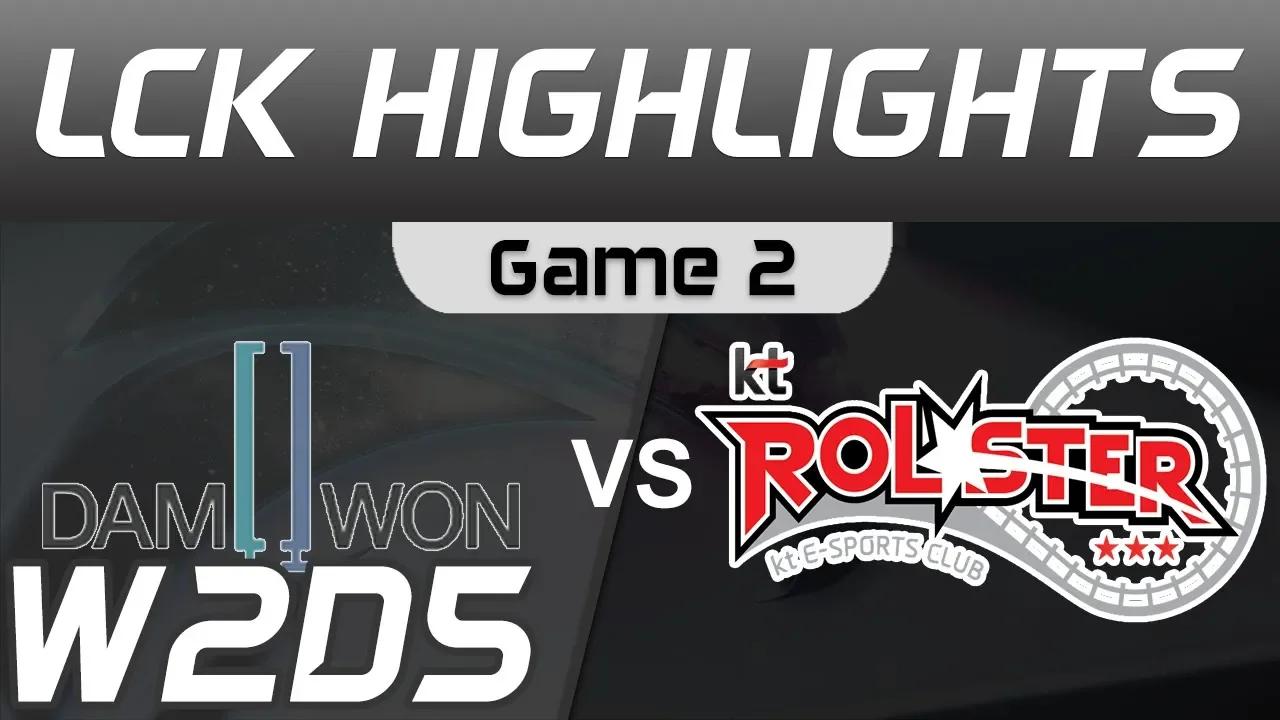 DWG vs KT Highlights Game 2 LCK Spring 2020 W2D5 DAMWON Gaming vs KT Rolster LCK Highlights 2020 by thumbnail