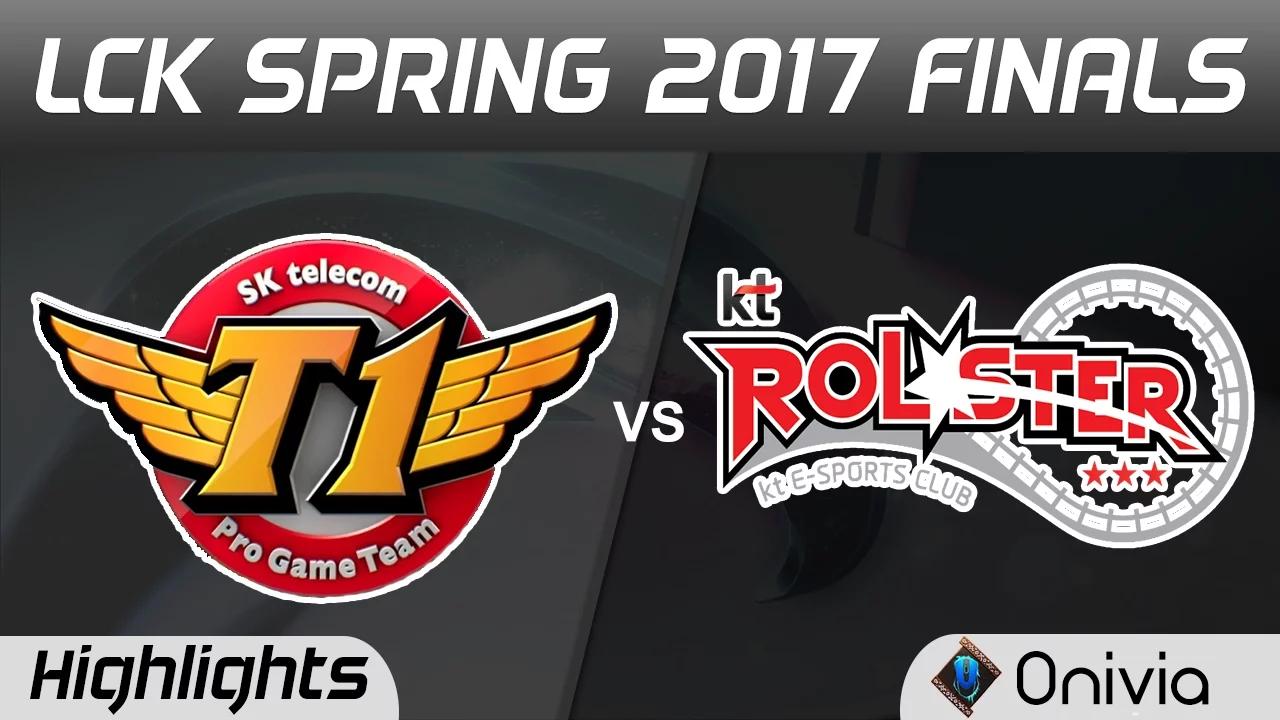 SKT vs KT Highlights Game 2 LCK Spring Finals 2017 SK Telecom T1 vs KT Rolster thumbnail