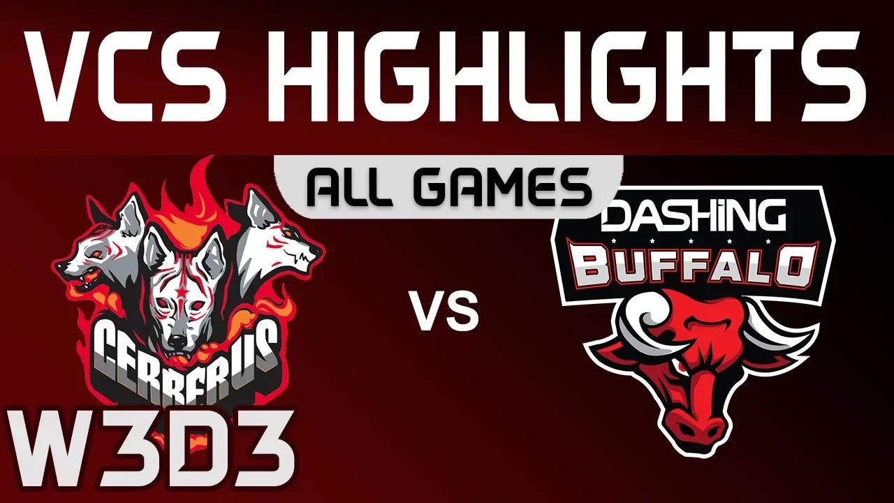 CES vs DBL Highlights ALL Games VCS Mùa Xuân 2020 CERBERUS Esports vs Dashing Buffalo by Onivia thumbnail