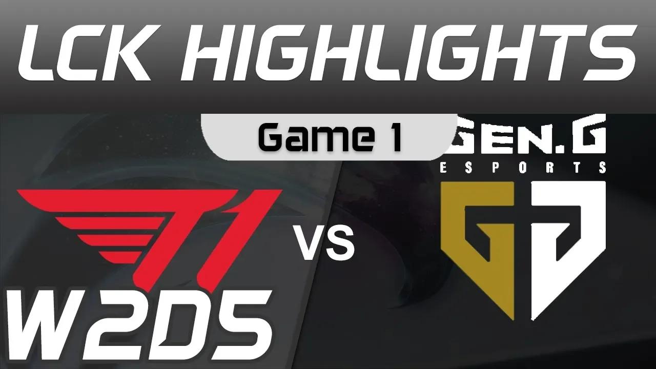 T1 vs GEN Highlights Game 1 LCK Spring 2020 W2D5 T1 vs Gen G LCK Highlights 2020 by Onivia thumbnail