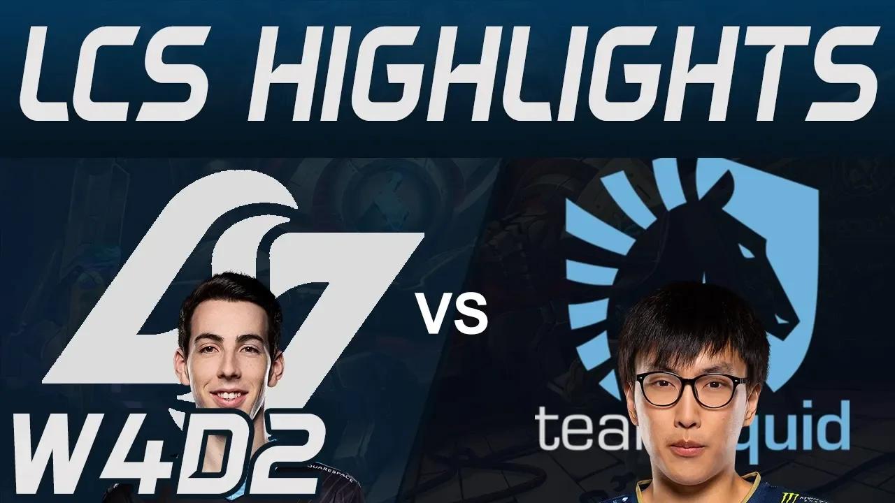 CLG vs TL Highlights LCS Spring 2020 W4D2 Counter Logic Gaming vs Team Liquid LCS Highlights 2020 by thumbnail