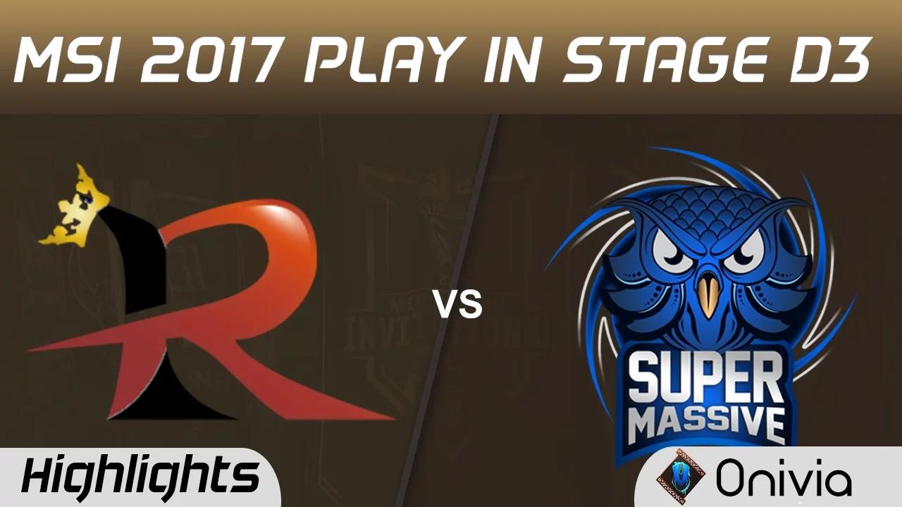 RPG vs SUP Highlights MSI 2017 Play In Stage D3 Rampage vs SuperMassive by Onivia thumbnail