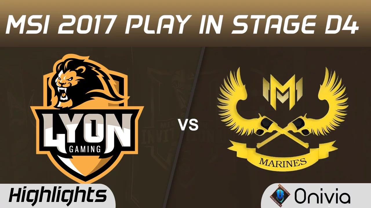 LYN vs GAM Highlights MSI 2017 Play In Stage D4 Lyon Gaming vs Gigabyte Marines by Onivia thumbnail