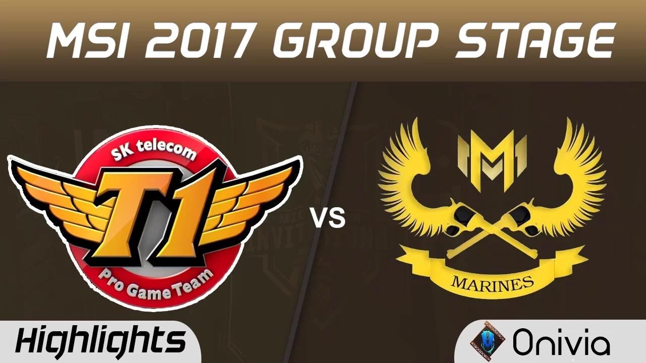 SKT vs GAM Highlights MSI 2017 Group Stage SK Telecom T1 vs Gigabyte Marines by Onivia thumbnail