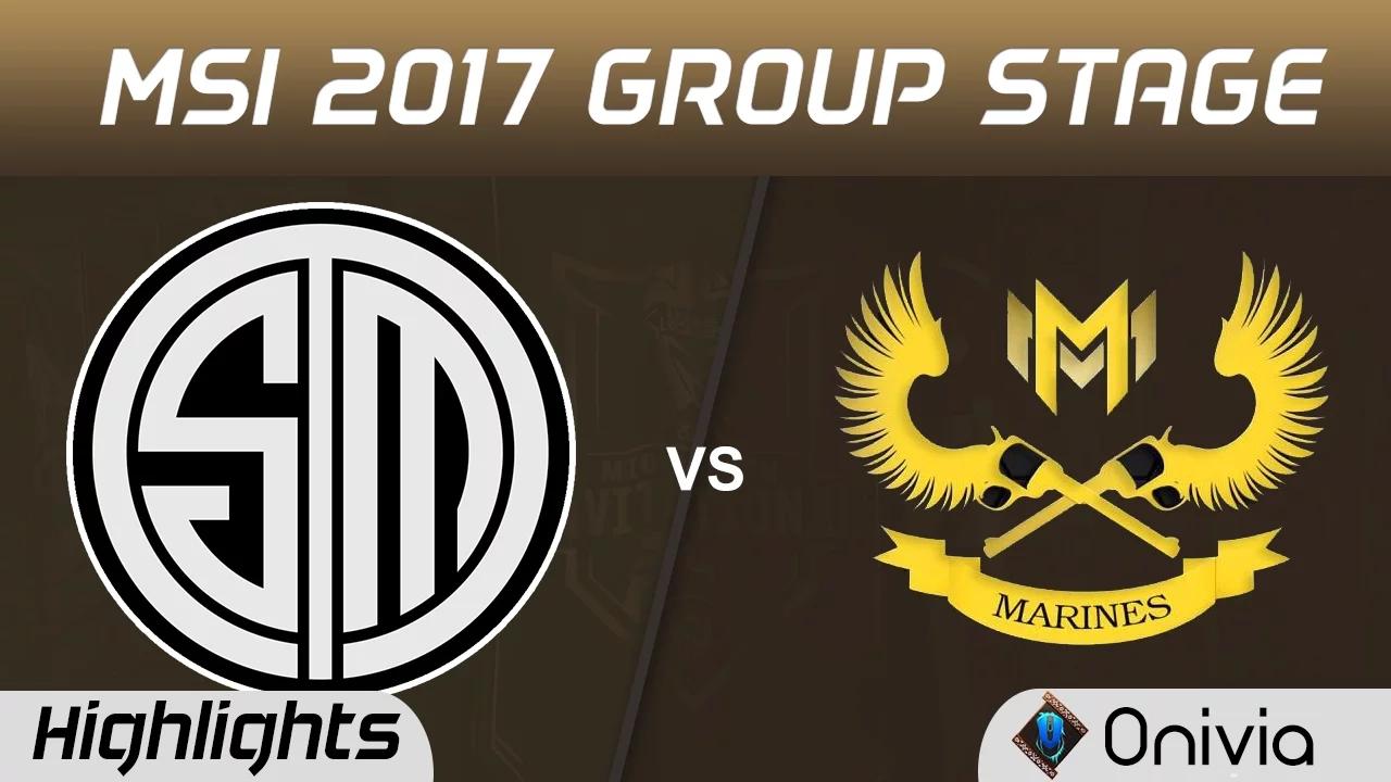 TSM vs GAM Highlights MSI 2017 Group Team Solo Mid vs Gigabyte Marines by Onivia thumbnail