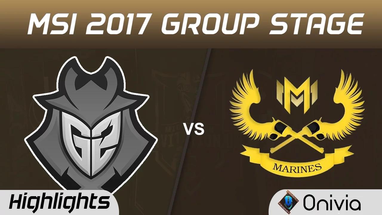 G2 vs GAM Highlights MSI 2017 Group G2 Esports vs Gigabyte Marines by Onivia thumbnail