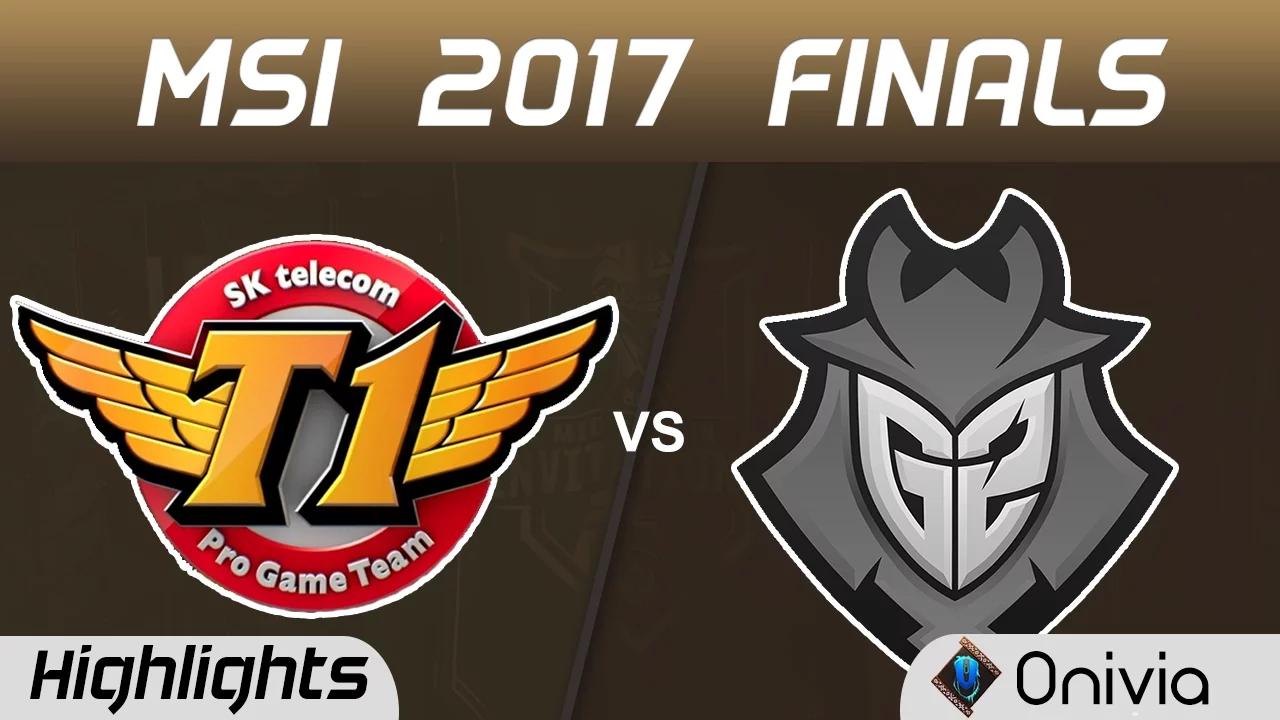 SKT vs G2 Highlights Game 3 MSI 2017 Finals SK Telecom T1 vs G2 Esports by Onivia thumbnail