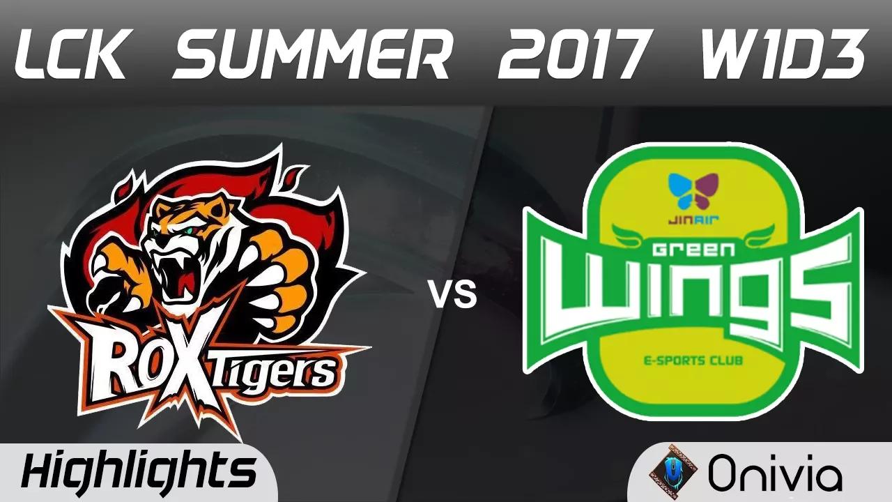 ROX vs JAG Highlights Game 2 LCK SUMMER 2017 ROX Tigers vs Jin Air Green Wings By Onivia thumbnail