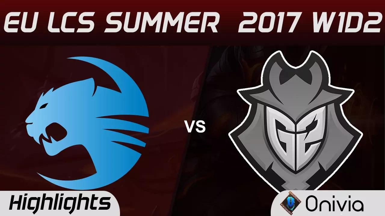 ROC vs G2 Highlights Game 3 EU LCS SUMMER 2017 Roccat vs G2 Esports by Onivia thumbnail