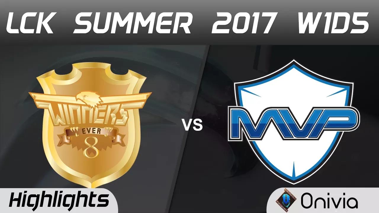 E8W vs MVP Highlights Game 1 LCK SUMMER 2017 Ever8 Winners vs MVP By Onivia thumbnail