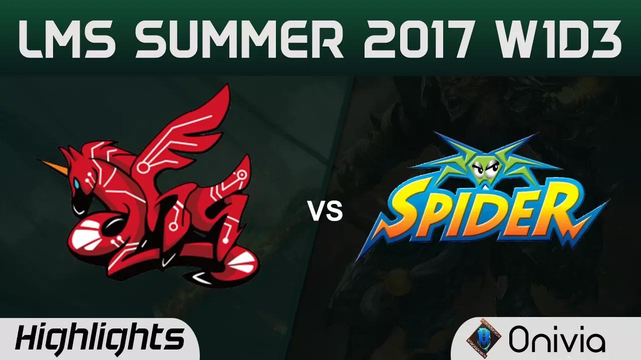 AHQ vs WS Highlights Game 2 LMS 精華 春季職業聯賽 2017 SUMMER AHQ Esports vs Wayi Spyder by Onivia thumbnail