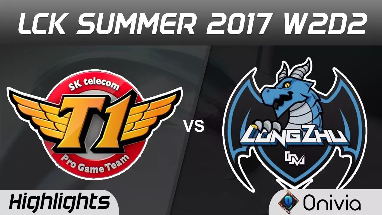 SKT vs LZ Highlights Game 2 LCK SUMMER 2017 SK Telecom vs Longzhu By Onivia thumbnail