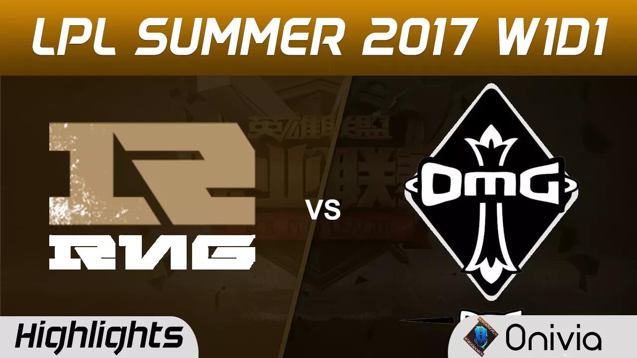 OMG vs RNG Highlights Game 1 LPL SUMMER 2017 Royal Never Give Up vs OMG by Onivia thumbnail