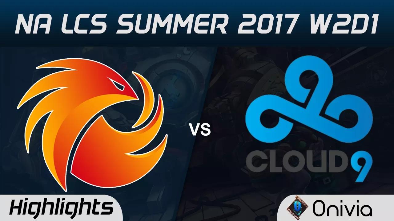 P1 vs C9 Highlights Game 1 NA LCS Summer 2017 Phoenix1 vs Cloud9 by Onivia thumbnail