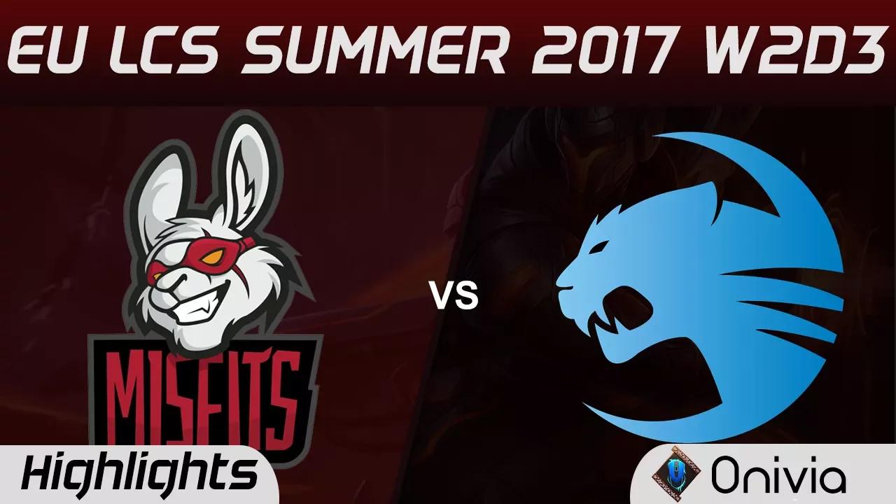 MSF vs ROC Highlights Game 1 EU LCS SUMMER 2017 Misfits vs Roccat by Onivia thumbnail