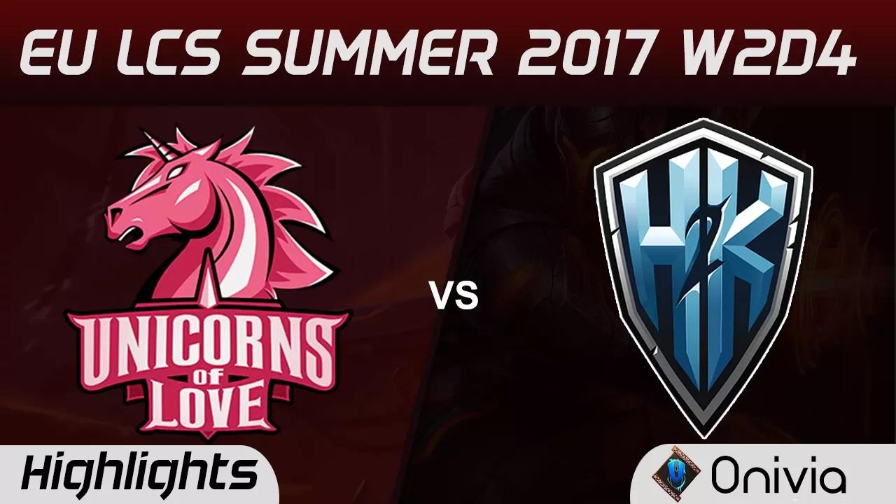 UOL vs H2K Highlights Game 1 EU LCS SUMMER 2017 Unicorns of Love vs H2K Gaming by Onivia thumbnail