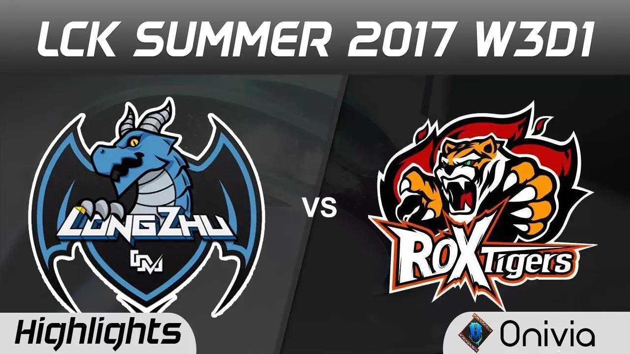 LZ vs ROX Highlights Game 2 LCK SUMMER 2017 Longzhu vs ROX Tigers By Onivia thumbnail