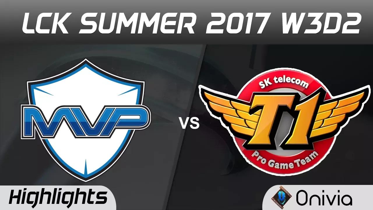 MVP vs SKT Highlights Game 2 LCK SUMMER 2017 MVP vs SK Telecom By Onivia thumbnail