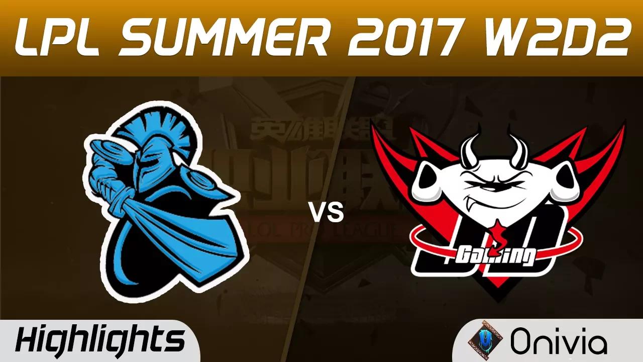 NB vs JDG Highlights Game 2 LPL SUMMER 2017 NewBee vs JD Gaming by Onivia thumbnail