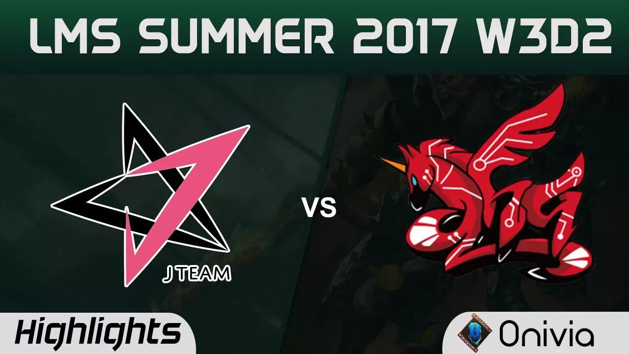 JT vs AHQ Highlights Game 1 LMS 精華 夏季職業聯賽 2017 SUMMER J Team vs AHQ Esports by Onivia thumbnail