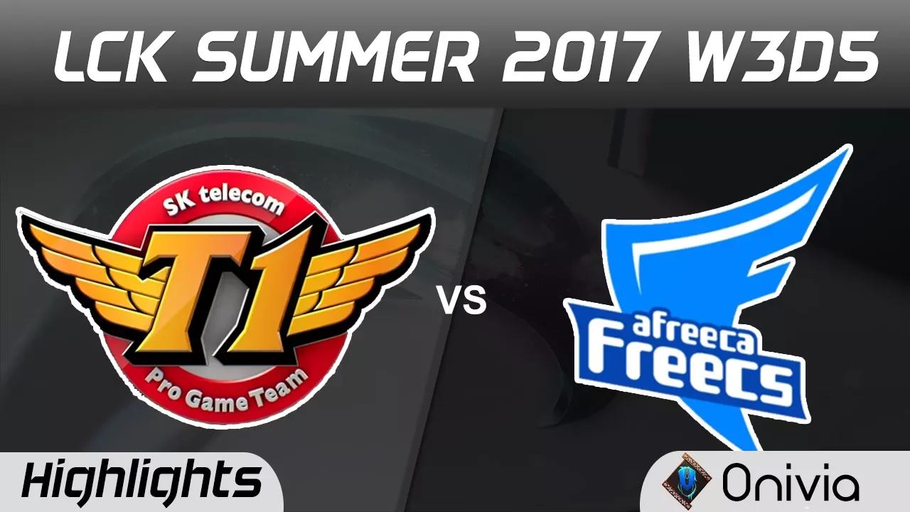 SKT vs AFS Highlights Game 2 LCK SUMMER 2017 SK Telecom vs Afreeca Freecs By Onivia thumbnail