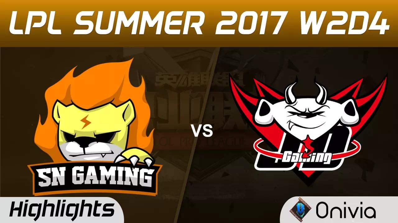 SNG vs JDG Highlights Game 1 LPL SUMMER 2017 Suning Gaming vs JD Gaming by Onivia thumbnail