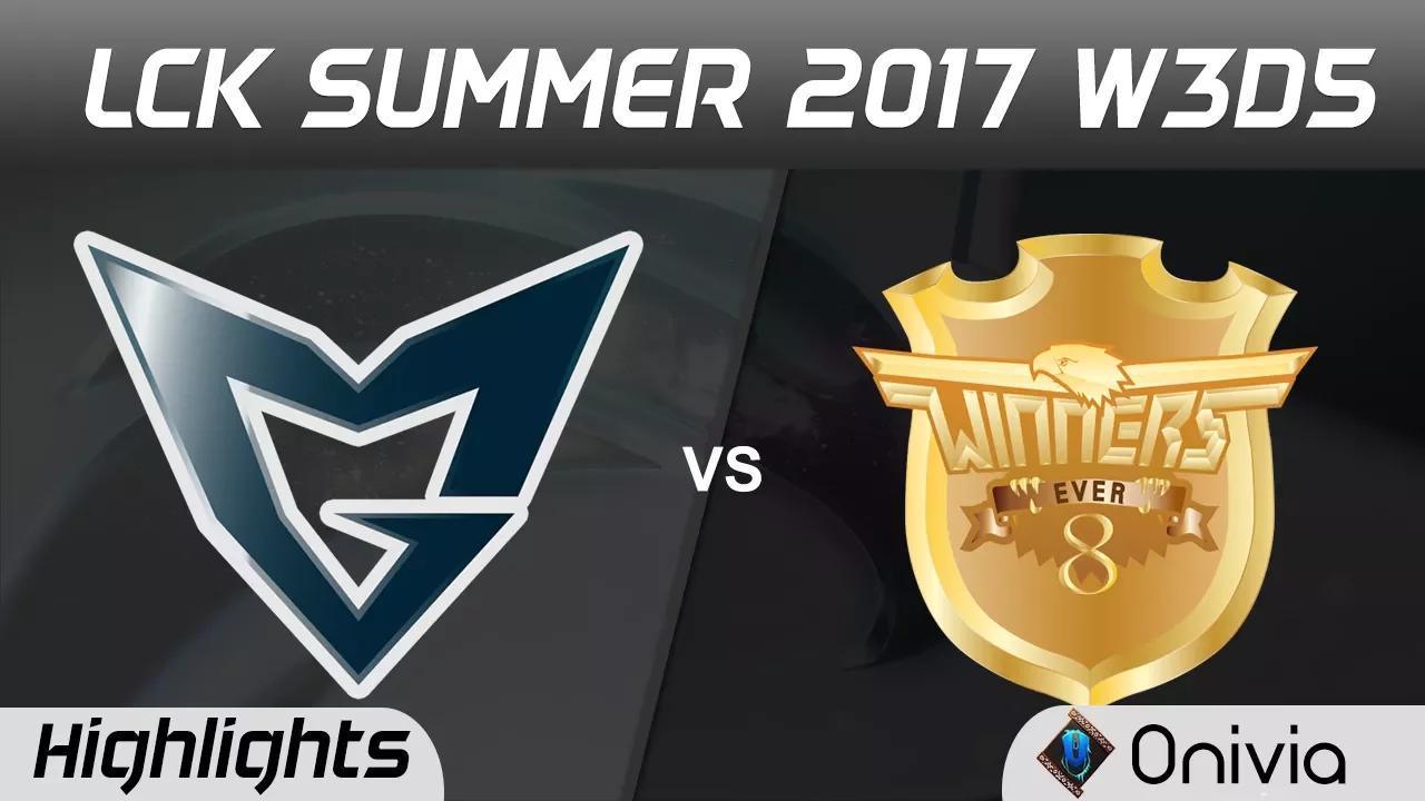 SSG vs E8W Highlights Game 2 LCK SUMMER 2017 Samsung vs Ever8 Winners By Onivia thumbnail