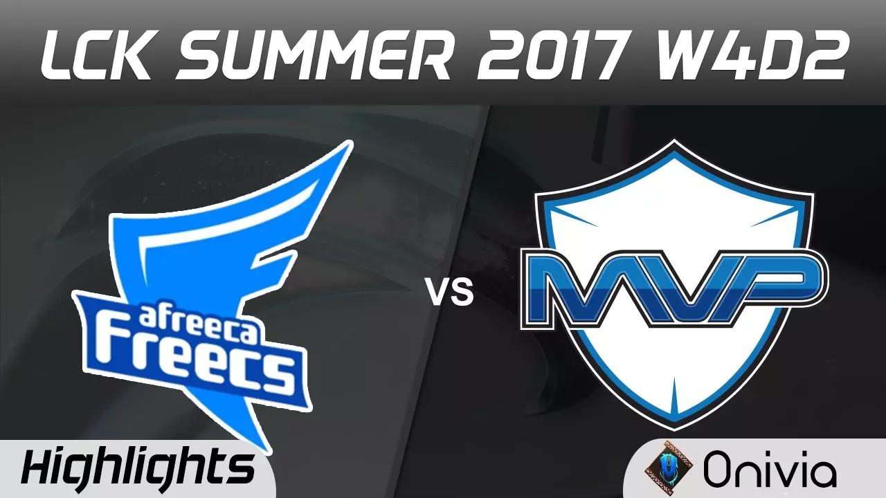 AFS vs MVP Highlights Game 1 LCK SUMMER 2017 Afreeca Freecs vs MVP By Onivia thumbnail