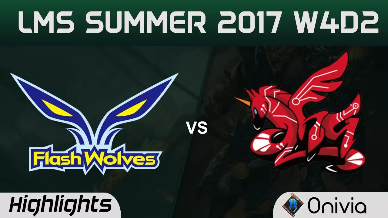 FW vs AHQ Highlights Game 2 LMS 精華 夏季職業聯賽 2017 SUMMER Flash Wolves vs AHQ Esports by Onivia thumbnail