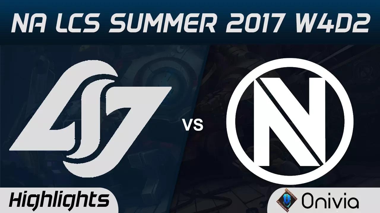 CLG vs NV Highlights Game 2 NA LCS Summer 2017 Counter Logic Gaming vs EnvyUs by Onivia thumbnail