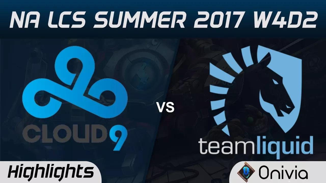 C9 vs TL Highlights Game 1 NA LCS Summer 2017 Cloud9 vs Team Liquid by Onivia thumbnail