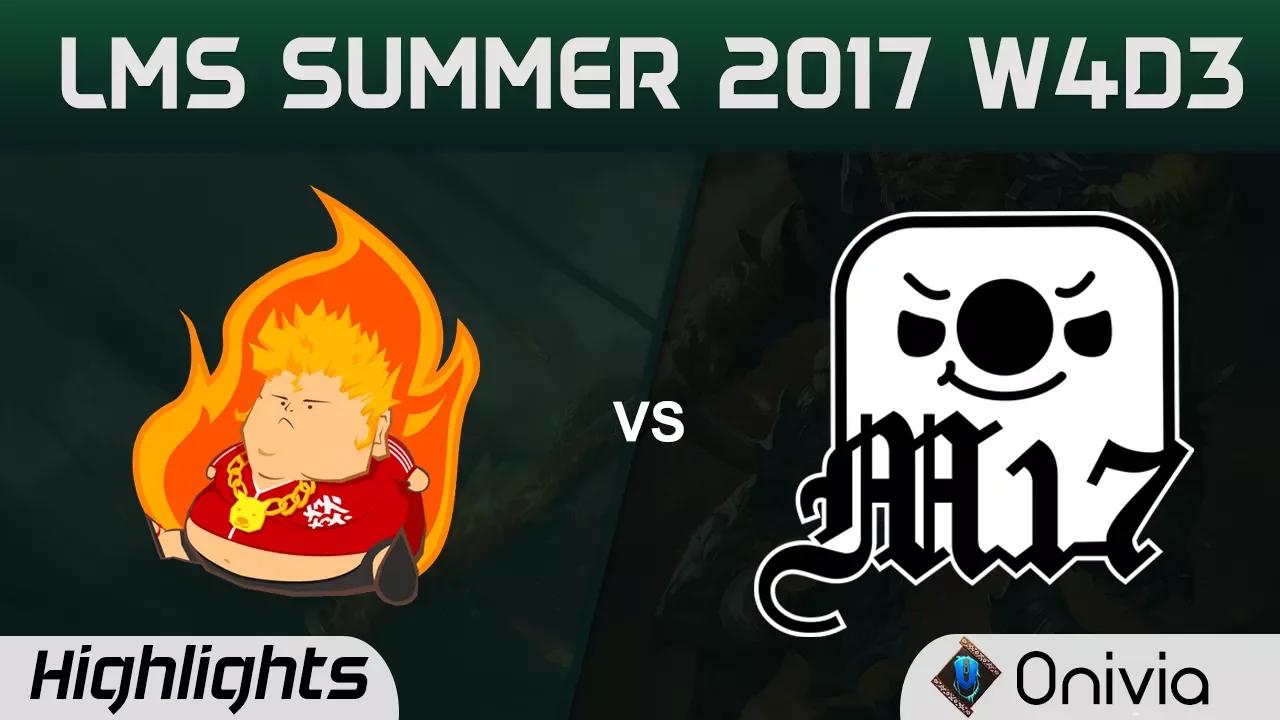 FB vs M17 Highlights Game 1 LMS 精華 夏季職業聯賽 2017 SUMMER Fireball vs Machi Espoorts by Onivia thumbnail