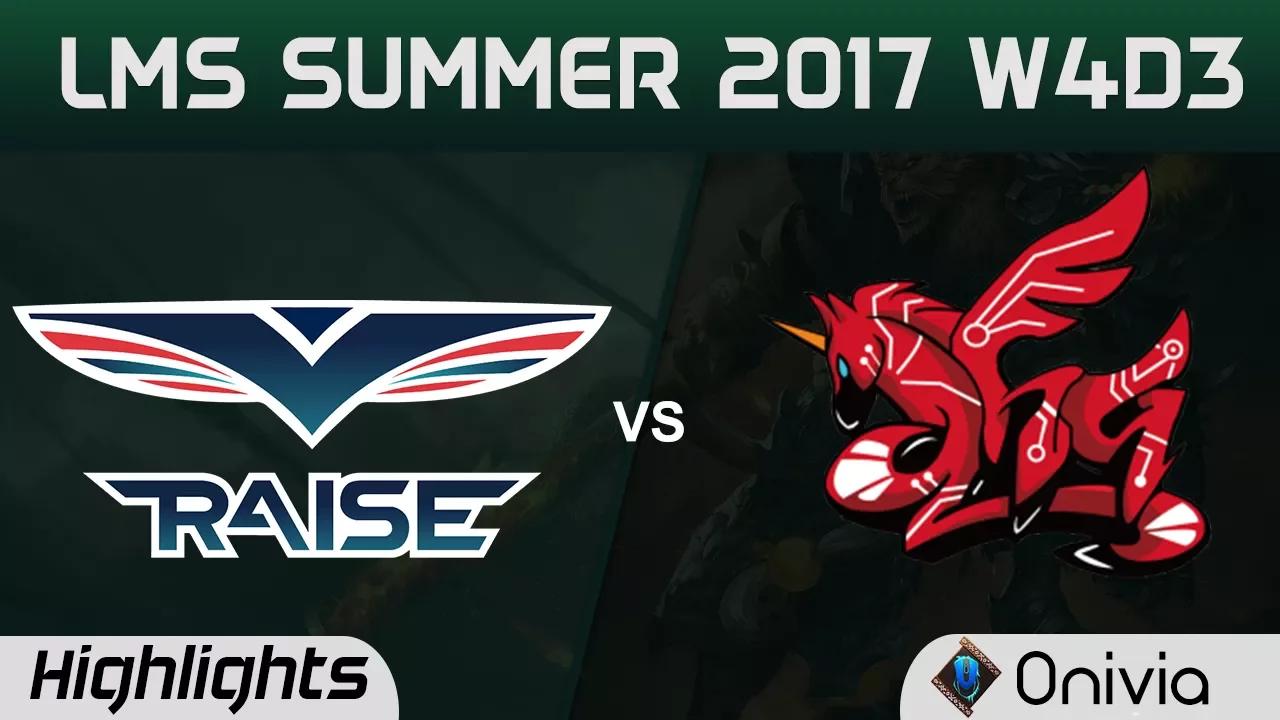 RG vs AHQ Highlights Game 1 LMS 精華 夏季職業聯賽 2017 SUMMER Raise Gaming vs AHQ Esports by Onivia thumbnail