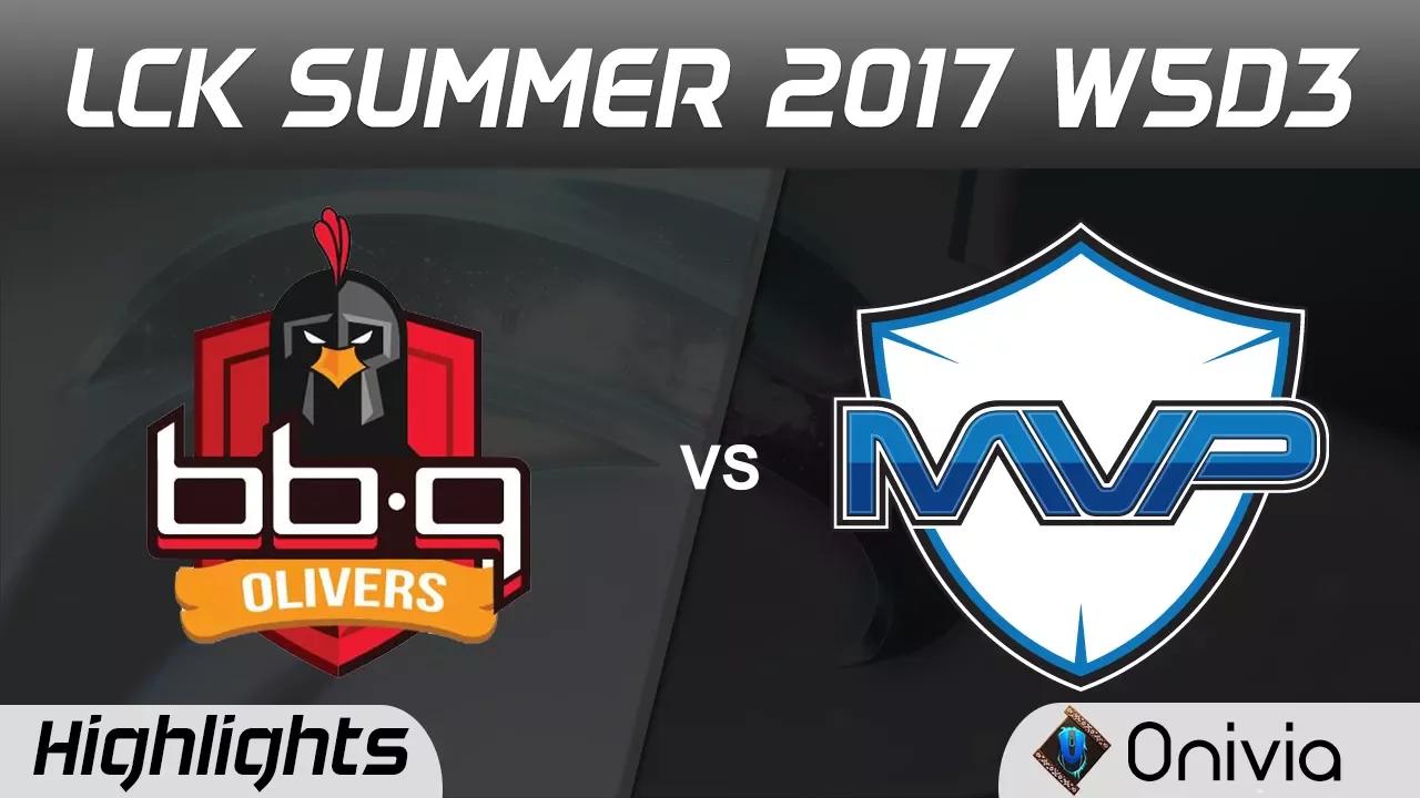 BBQ vs MVP Highlights Game 2 LCK SUMMER 2017 BBQ Olivers vs MVP By Onivia thumbnail