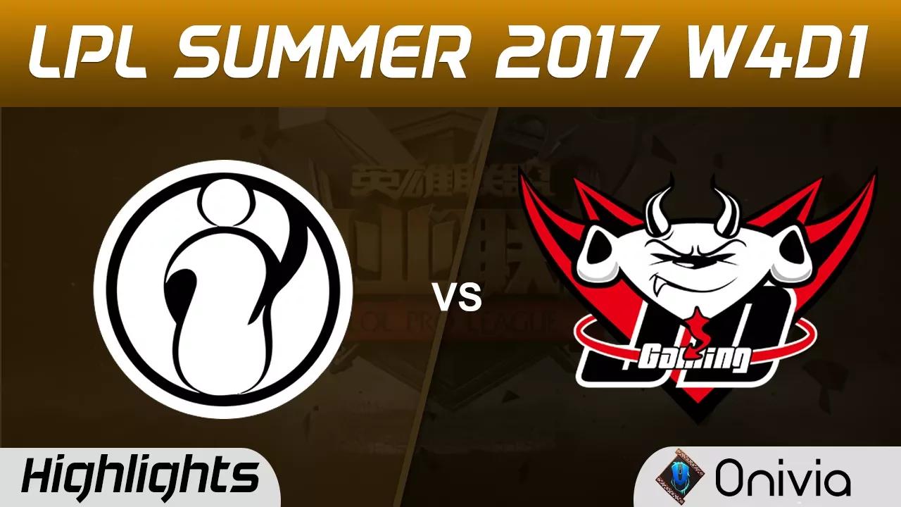 IG vs JDG Highlights Game 1 LPL SUMMER 2017 Invictus Gaming vs JD Gaming by Onivia thumbnail