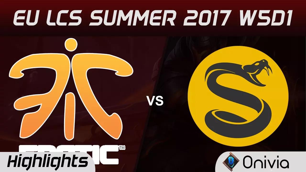 FNC vs SPY Highlights Game 2 EU LCS SUMMER 2017 Fnatic vs Splyce by Onivia thumbnail