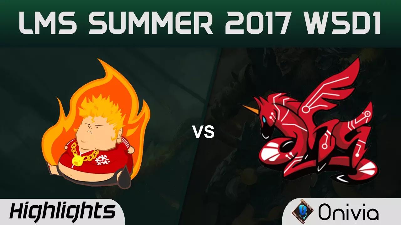 FB vs AHQ Highlights Game 2 LMS 精華 夏季職業聯賽 2017 SUMMER Fireball vs AHQ Esports by Onivia thumbnail