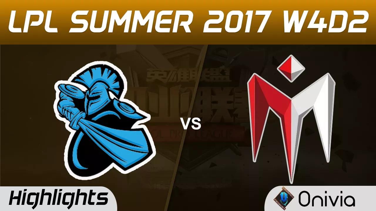 NB vs IM Highlights Game 1 LPL SUMMER 2017 NewBee vs I May by Onivia thumbnail