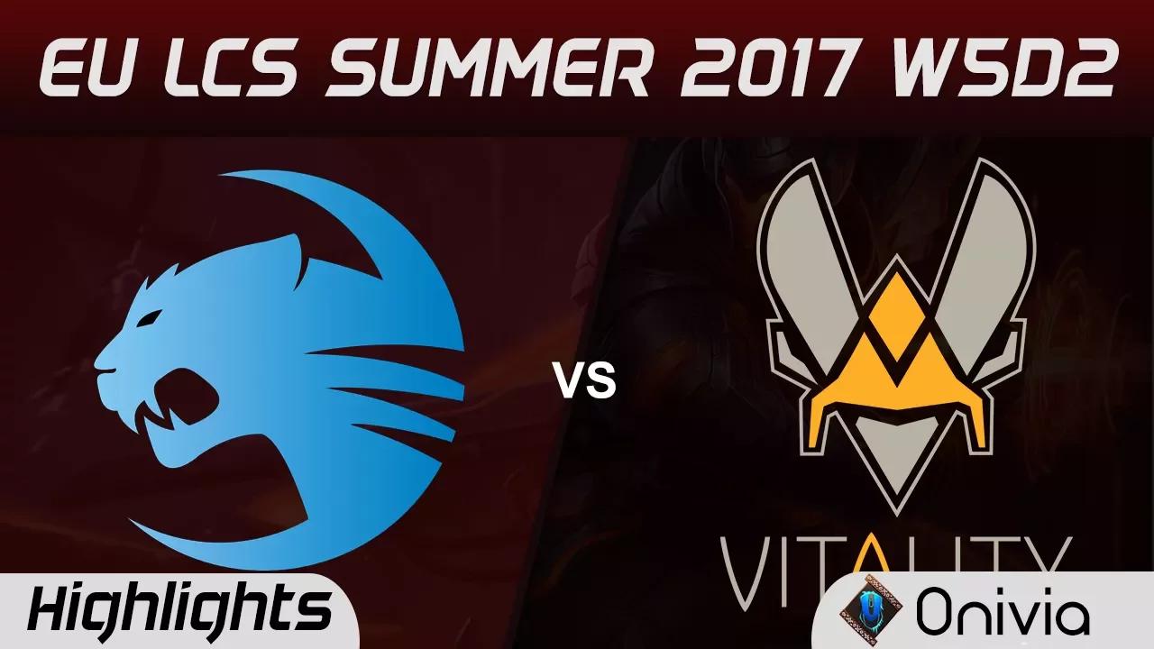 ROC vs VIT Highlights Game 1 EU LCS SUMMER 2017 Roccat vs Vitality by Onivia thumbnail