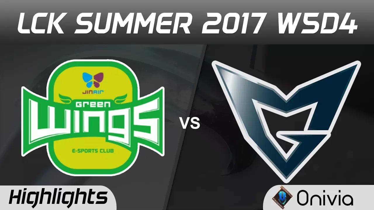 JAG vs SSG Highlights Game 1 LCK SUMMER 2017 Jin Air Green Wings vs Samsung By Onivia thumbnail