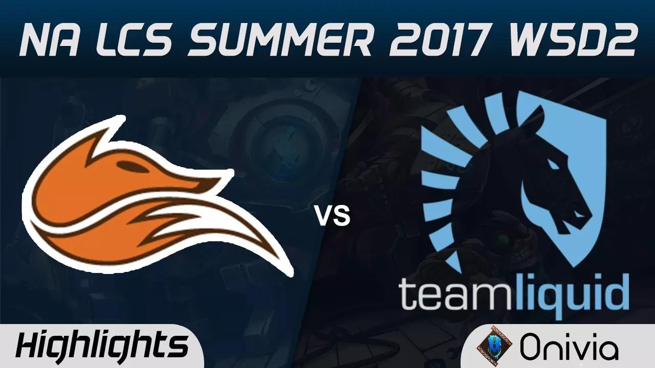 FOX vs TL Highlights Game 1 NA LCS Summer 2017 EchoFox vs Team Liquid by Onivia thumbnail